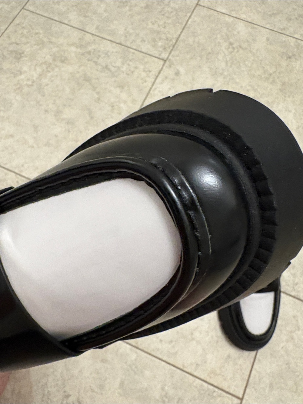 Coach Black & White Leather Chunky Loafers NWOT - Picture 8 of 11